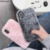 Cell Phone Cases Lady Case for iPhone XS Max XR X 11 Pro Gift TPU Case Furry fluffy Warm Cover for iPhone 6 6S 7 8 Plus Soft Phone Case Z230728