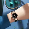 Dameshorloge horloges hoogwaardige luxe ster mode trend waterdichte riem kwarts-battery 33 mm horloge