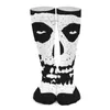 Skarpetki męskie Vintage Misfits Demon Skull Gift Dift Męskie i Damskie Skarpetki Zimowe skarpetki golfowe Socks Z230727