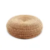 Nouveau siège en rotin 100% naturel tapis de yoga chaise tabouret en rotin poufs Zen coussin salon meubles263o