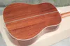 ローズウッドフレットボード付きの天然木製カラーアコースティックギターカスタマイズできます