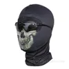 Nova Máscara Preta Ghost 6 Crânio Balaclava Capa de Esqui Ciclismo Skate Aquecedor Facial Ghost319j