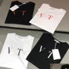 Camisetas para hombre 2022 Moda para hombre Diseñador Patrón Imprimir Camisetas Negro Est Estilo S Camiseta Hombres Mujeres Camisetas de manga corta de alta calidad Dhvff