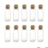 تعبئة زجاجات زجاجات زجاجية مصغرة مع سدادات خشبية كورك لصالح ديكورات الهالوين إسقاط تسليم مدرسة الأعمال الصناعية DH8G9