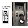 Per Jaguar XE XFL F-PACE 2016-19Pannello di controllo centrale interno Maniglia per porta Adesivi in fibra di carbonio Decalcomanie Car styling vinile tagliato171Z