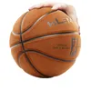 Bolas De Basquete De Pele No. 7 Textura De Couro Macio Ao Ar Livre Resistente ao Desgaste Letras Personalizadas Observações Personalização de Texto Bola 230726