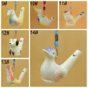 Oiseaux d'eau Sifflet Céramique Argile Oiseau Sifflet Dessin Animé Enfants Cadeaux Mini Animal Paon Sifflets Rétro Céramique Artisanat Sifflet BH3627 TQQ LL