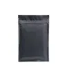 Accessoires Sacs en plastique noir Mylar Zip Lock Aluminium Foil Zipper Case For Dry Herb Long Term Food Storage Collectibles Protection Dhvwp