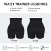 Womens Shapers Abdomen Control Hiplifting Sweat Capris Shorts Bastu Suit Pants High midje kropp Fitness Leggings 230726