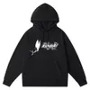 Vlone Pop Smoke Designer-Hoodie für Herren, Designer-Hoodies für Herren und Damen, hochwertige Hip-Hop-T-Shirts, kurzärmlige T-Shirts mit Schlangenmuster, Top-Pullover mit Tasche, durchgehender Reißverschluss für Damen