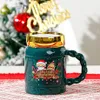 Die neueste 16,2 -Un -Weihnachts -Schneeflocken -Keramik -Becher -Kaffeetasse hat viele Stile und unterstützt maßgeschneidertes Logo
