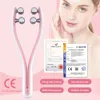 Face Massager EMS Face Lifting Roller RF Double Chin V Face Shaped Massager Jaw Cheek Thin Slimming Lift Up Belt Skin Care Tool 230726