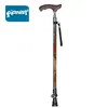 Trekking Poles Pioneer 1 datorer Äldre lätt justerbar kolfiber Walking Cane Stick med Bekvämt T -handtag Snabblåsföräldrar gåva 230726