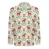 Polos masculinos Dala Horse Casual Polo Shirts Animal Pirnt T-Shirts Manga Longa Camisa Personalizada Primavera Elegante Roupas Grandes Presente de Aniversário