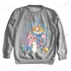 Felpe con cappuccio da uomo Casual Felpa con cappuccio allentata Uomo Top in cotone Felpe girocollo da uomo Dark Magician Girl Donna Unisex Cool