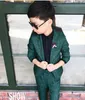 Blazer formeel kinderfeestje 2pc jongenskleding formeel pak voor bruiloft 2022 peuter boy blazer pak jurk student school ceremonie kostuums