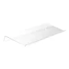 Hooks & Rails Acrylic Tilted Computer Keyboard Holder Clear Stand For Easy Ergonomic Typing Office Desk Home School244T