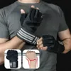 Fitness Gloves Men Women Pair Weight Lifting Gloves Belt Breathable Gym Sports Heavyweight Body Building Training Gloves S M L2355