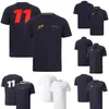 F1 T-shirt Formule 1 Team Racing Polo Shirt T-shirt Fans Oversized Auto Logo Korte Mouw T-shirt Zomer Mode Casual mannen 203o