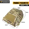 Outdoor Bags IDOGEAR Tactical Panel Zip on Pouch Military Backpack Plate Bag for CPC AVS JPC20 Vest 3531 230726