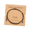 Arts And Crafts Morse Code Braided Wooden Wood Beaded Chakras Bracelets For Couples Mti Styles Choice Drop Delivery Home Garden Dhzf9