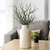 1Pcs 35cm Artificial Tree Branch Simulation Peacock Coral Plastic Fake Plant Branch Balcony Decor DIY Wedding Home Decoration284t