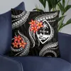 Almofada/estojo decorativo personalizável medalhão havaiano para decoração de casa com flor de hibisco estojo R230727