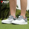 Autres produits de golf PGM hommes chaussures de golf bouton lacets anti-dérapant imperméable hommes chaussures de sport baskets confortable marche chaussures de golf XZ269 HKD230727
