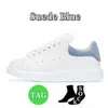 Zapatos deportivos de diseñador para hombres y mujeres, zapatos para correr informales, tres zapatos blancos pequeños de gamuza blanca y negra