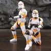 Action Toy Figures 212th ARC ARF Trooper Commander Specialist Waxer Boil Phase 2 II Trooper 6 "Action Figure Battalion Clone Toys Doll 230726