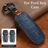 Fusion Mondeo Mustang F-150 Explorer Edge 2015 2017 2017 2018 Carstyling Key Protection263H 용 가죽 자동차 커버 케이스