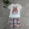 T-shirt estiva da donna firmata manica corta stampata casual Hakata sexy abbigliamento da lavoro in due pezzi