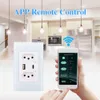 Smart Power Plugs isfriday Smart Socket WiFi Brasilien Väggkontakt med USB -typ C Port Individuell kontroll TUYA SMART LIFE APP FÖR HEM ALEXA HKD230727