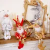 Abxmas Elf Doll Toy Christmas Pendant Ornaments Decor Hanging On Shelf Standing Decoration Navidad Year Gifts 210911256B