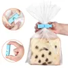 Decorative Objects Figurines 1 Pcs Fresh Food Bag Snack Clip Elastic Button Bread Fruit Sealing Kitchen Storage Clips Tool 230627