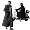 Eva Raincoat Ladies Men Zip z kapturem Poncho Motorcycle Bike Raincoat Long Style Raincoat 201015260N