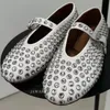 Abito estivo punta tonda ballerina piatta donna marca rivetto in pelle cinturino con fibbia mocassini causali scarpe da passeggio 230726 GAI GAI GAI