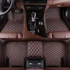 Tapis de sol de voiture personnalisés pour Mitsubishi Pajero Outlander ASX Lancer SPORT EX Zinger FORTIS Grandis Galant toutes les voitures tapis antidérapant227T