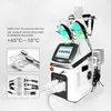 High Technology 360 Vinkel som omger CryolipolyS Slant Machine Cryo+Lipo Laser+40K Cavitation+RF Double Chin Borttagning Fettfrysning Salong Användningsmaskin