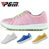 Autres produits de golf PGM Chaussures pour femmes Cuir microfibre respirant Pointes imperméables Anti-dérapant Bonne adhérence Chaussures résistantes XZ033 HKD230727