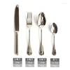 Dinnerware Sets Nordic Style 304 Stainless Steel Mirror Western Knife Fork And Spoon Four-piece Set Ins Cutlery Steak