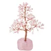 Jewelry Pouches TUMBEELLUWA Natural Crystal Money Tree with Gemstone Base Figurine Ornaments for FengShui Wealth Lucky Home Decor 295Q