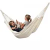 Camp Furniture Canvas Outdoor Hammock Garden Hiking Camping Brazilian Fabric Patio Backyard Comfortable Cotton Hammocks With Tree Strap