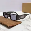 Sonnenbrille Designer 23 Neue Modemarke Winkel Modische Herren Kleine Quadratische Buchstaben Palme Hip-Hop-Stil Sonnenbrille Frauen N77V