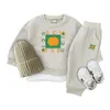 4 stili In stock designer Autunno Baby Clothes Set Kids Boy Girl manica lunga Top + Pantaloni 2 pezzi Abiti Moda Tuta Abiti