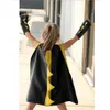 Children Dinosaur Cape Gloves Set Cartoon Dino Clock Kids Birthday Decoration Costmume Baby Shower Party Supplies 210610220L