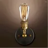 Lâmpada de parede retrô arandela lâmpadas vintage led loft e27 lâmpada banhada a ferro luzes para decoração de casa luminárias industriais luminárias