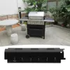 Pannen 4 stuks Warmteplaat Schild Roestvrijstalen Gasgrill Warmteplaat Barbecue voor Charbroil Bbq Gereedschap Grillbrander Accessoires