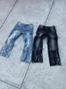 Męskie dżinsy w stylu Y2K w stylu Y2K Męskie dżinsy Workowane dżinsy Trend Hip-Hop Bawełniane drukowane dżinsy i kobiety z paskiem 230726