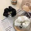 Scrunchies per ragazze Fasce per capelli in metallo dorato Cravatte per capelli Donna Eleganti elastici elastici Love Accessori per capelli